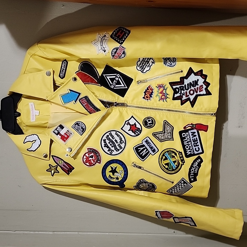 Hot & Delicious Bright Yellow Outerwear New No Tag